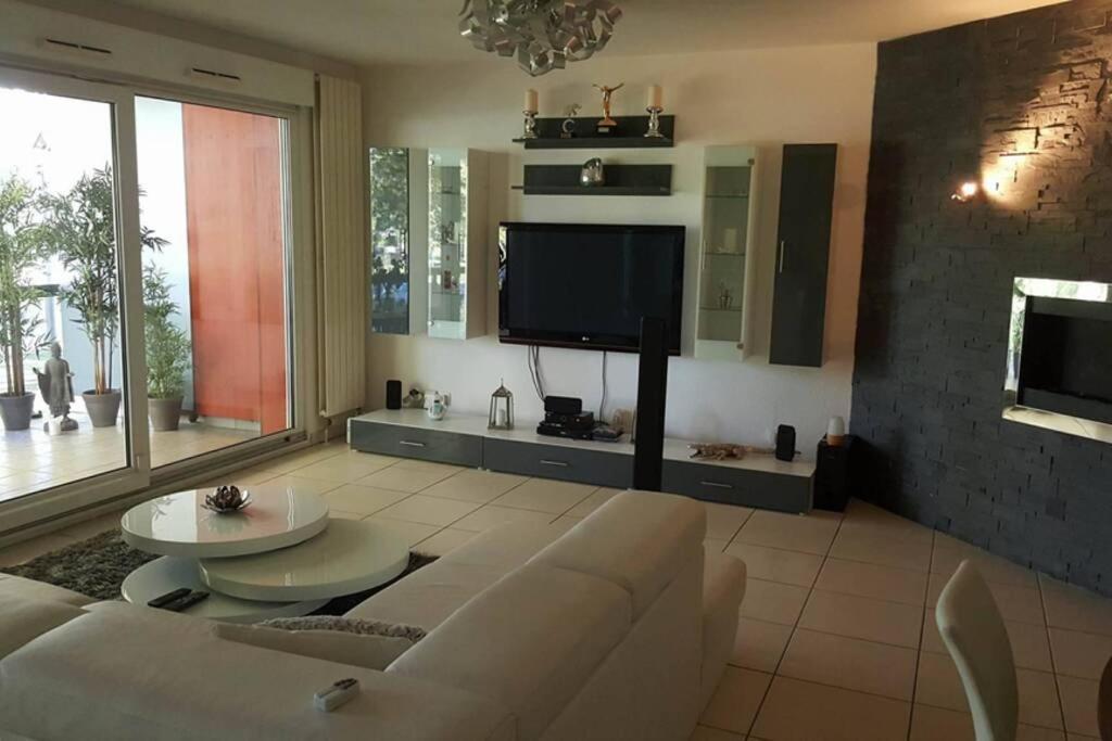 Superbe Duplex Au Nouveau Bassin Avec Vue Superbe Мюлуз Екстериор снимка